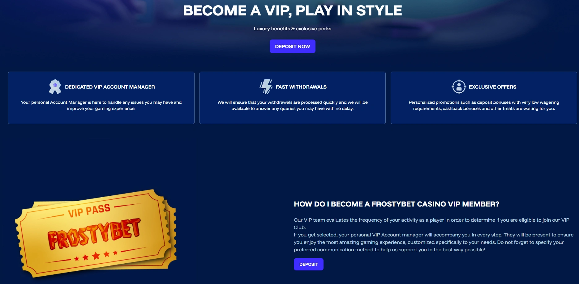 Frostybet VIP – Direct Treatment for the Best Player